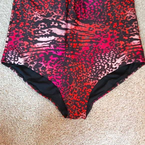 City Chic Animal Print One Piece - Picture 3 of 9